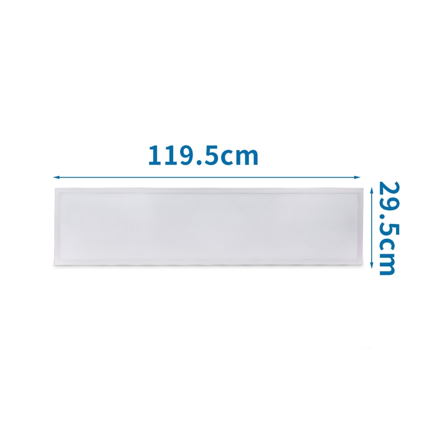 Aigostar - Χωνευτό πάνελ οροφής LED LED/60W/230V 6500K 120x30cm λευκό