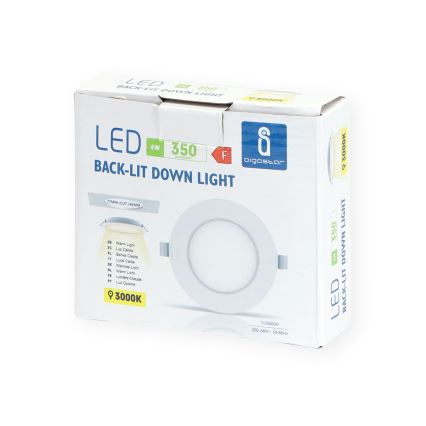 Aigostar - Χωνευτό Φωτιστικό LED LED/4W/230V 3000K διάμετρος 9,8 cm λευκό