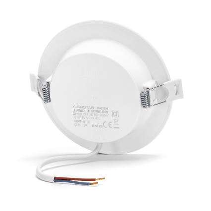 Aigostar - Χωνευτό Φωτιστικό LED LED/6W/230V 4000K διάμετρος 11,8 cm λευκό