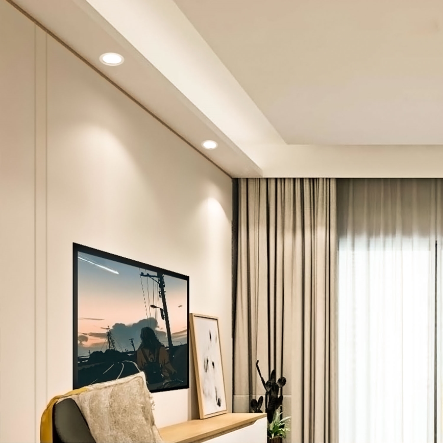 Aigostar - Χωνευτό Φωτιστικό LED ULTRATHIN LED/6W/230V 3000K λευκό
