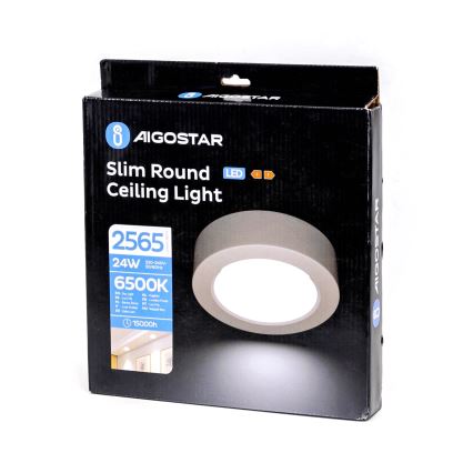 Aigostar - Χωνευτό Φωτιστικό LED ULTRATHIN LED/9W/230V 6000K λευκό