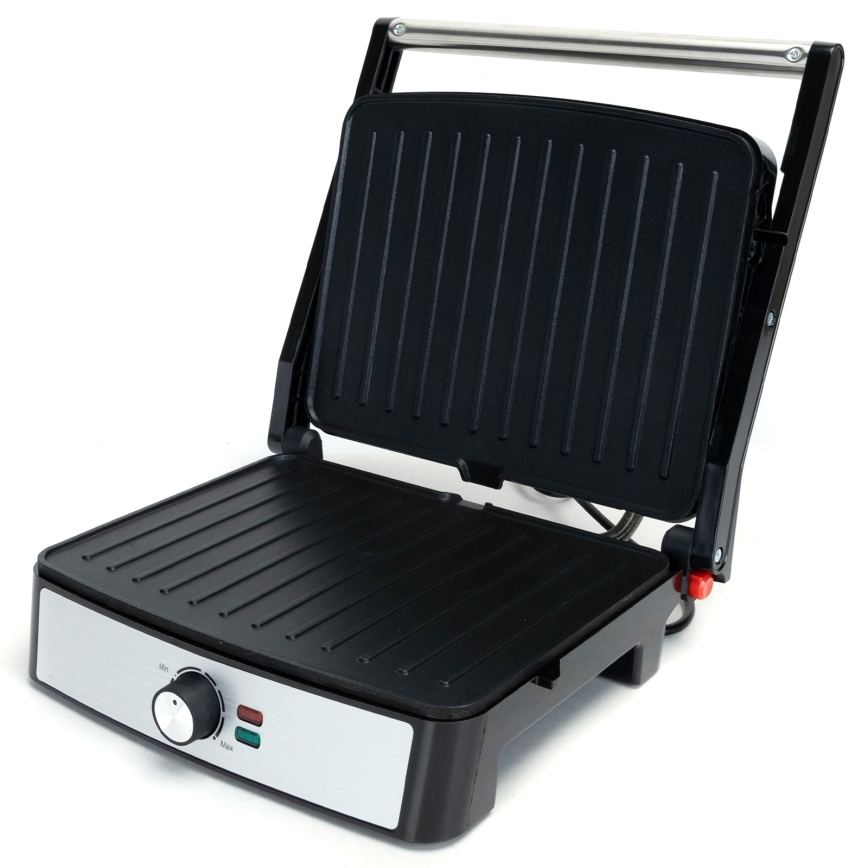 Aigostar - Ψηστιέρα επαφής 2200W/230V μαύρο/ανοξείδωτο