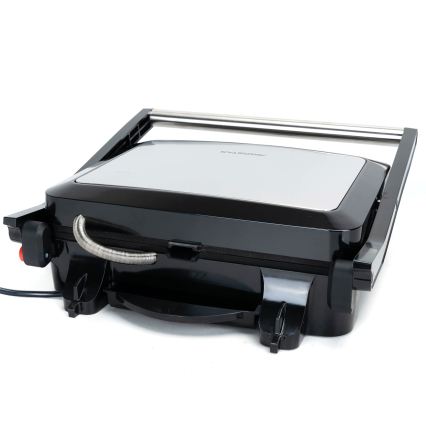 Aigostar - Ψηστιέρα επαφής 2200W/230V μαύρο/ανοξείδωτο