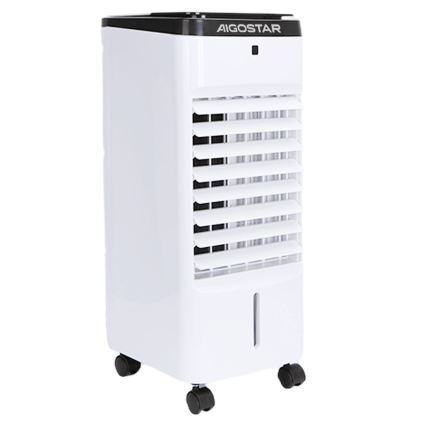 Aigostar - Ψύκτης αέρα 60W/230V λευκός + τηλεχειριστήριο