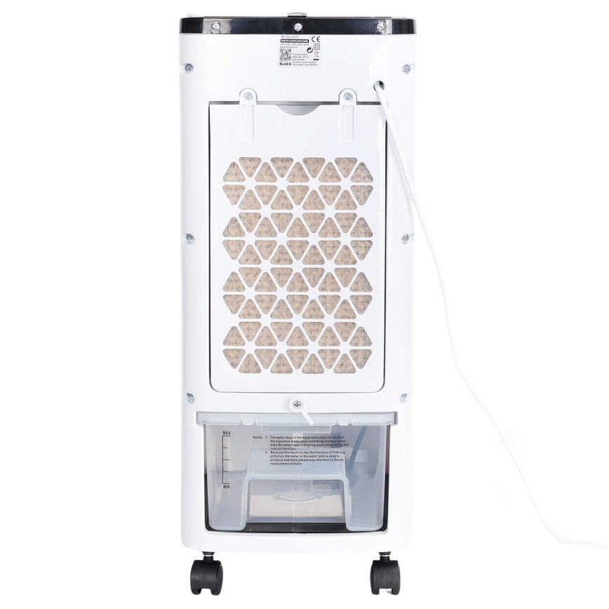Aigostar - Ψύκτης αέρα 60W/230V λευκός + τηλεχειριστήριο