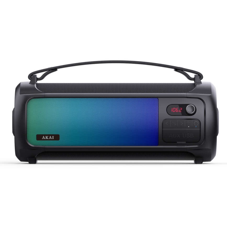 AKAI ABTS-35 - Ασύρματο ηχείο με RGB φωτισμό 10W/3000 mAh