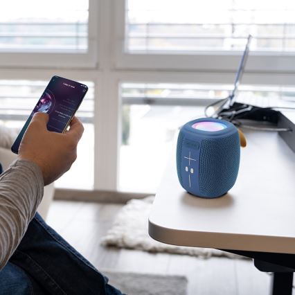 AKAI ABTS-V5 BL - Ασύρματο ηχείο με μικρόφωνο 3W/1200 mAh μπλε