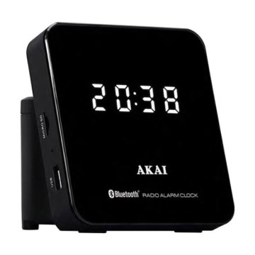 AKAI ACRS-4000 - Ραδιοφωνικό ξυπνητήρι με οθόνη LED 2,5W/5V