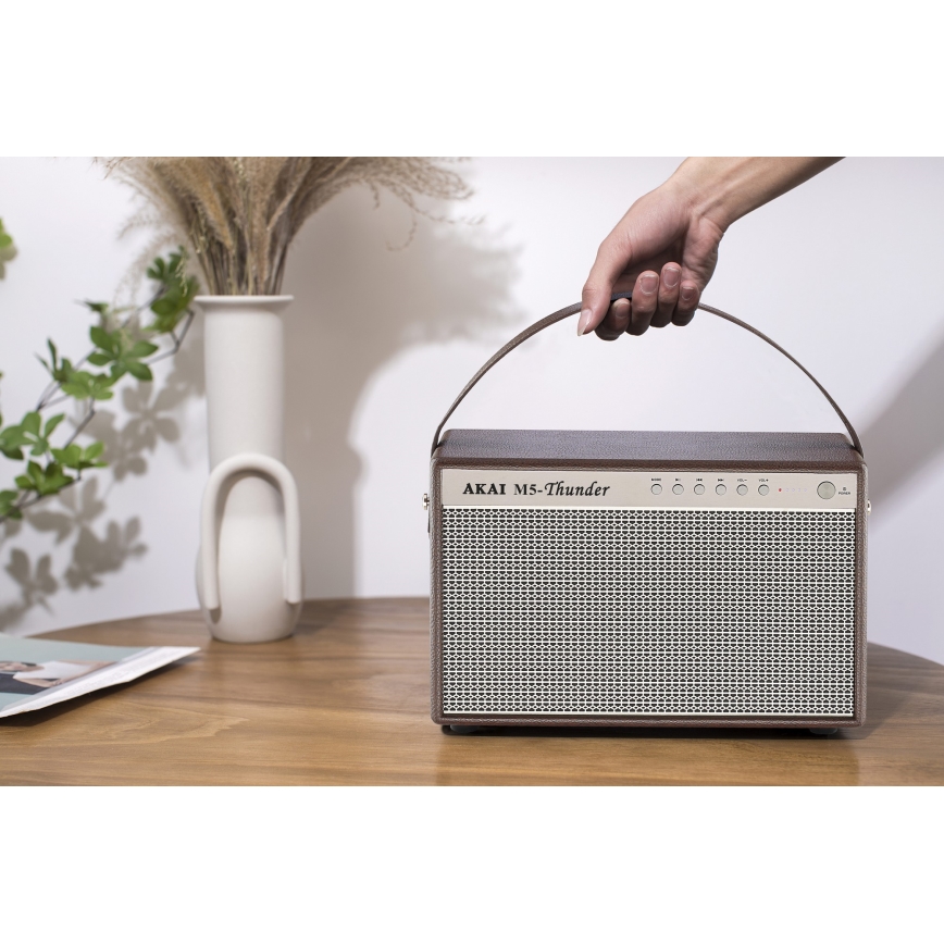 AKAI M5 THUNDER COFFEE - Ασύρματο ηχείο 70W/8000 mAh