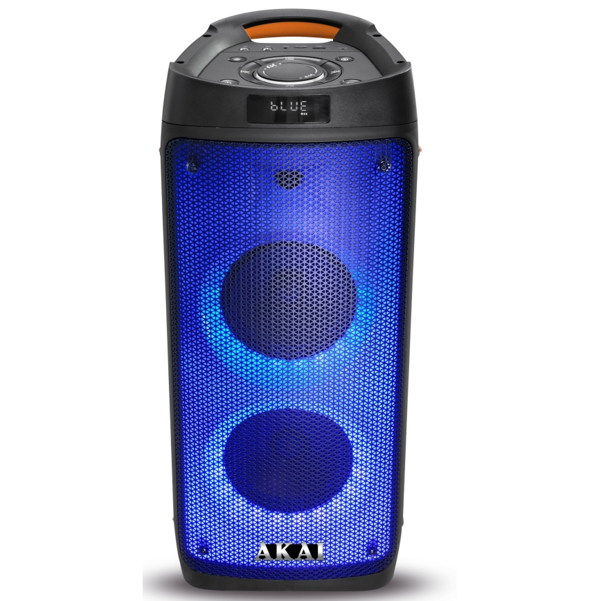 AKAI PARTY BOX 810 - Ασύρματο ηχείο 65 W / 230 V, μπαταρία 5000 mAh + τηλεχειριστήριο