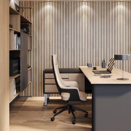 Ακουστικό επενδυτικό πάνελ VASALUND 240x52 cm δρυς