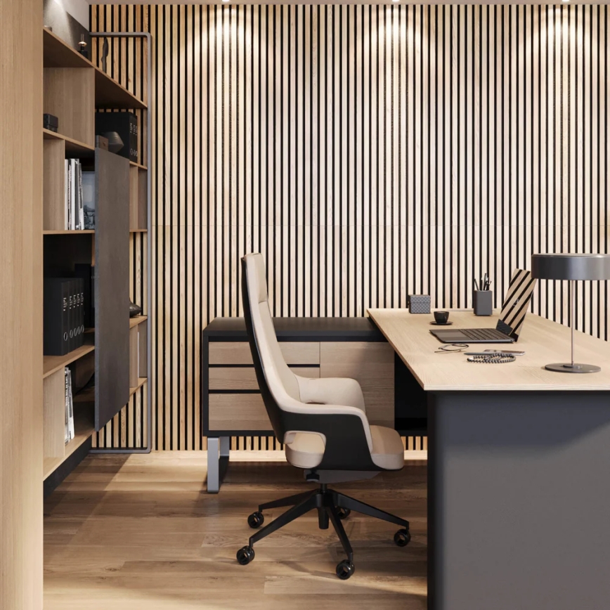 Ακουστικό επενδυτικό πάνελ VASALUND 240x52 cm δρυς