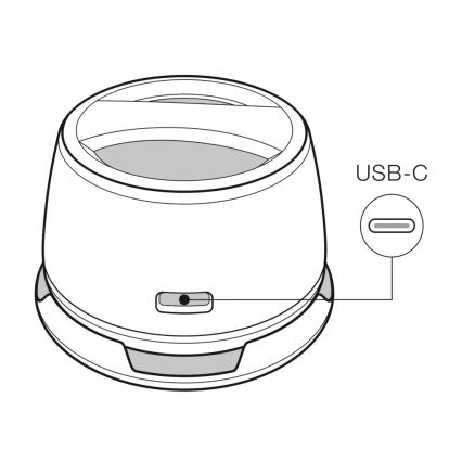 Aligator ABSMB01 - Μαγνητικό ηχείο για MagSafe Mini Beat 400 mAh μαύρο