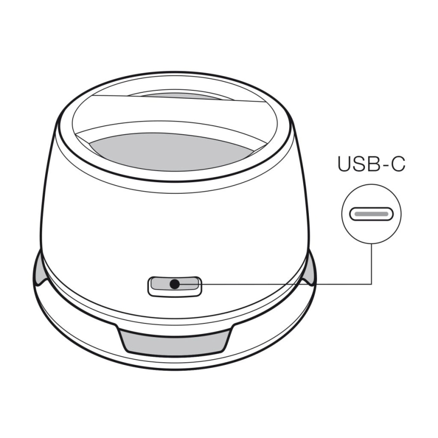 Aligator ABSMB01 - Μαγνητικό ηχείο για MagSafe Mini Beat 400 mAh μαύρο