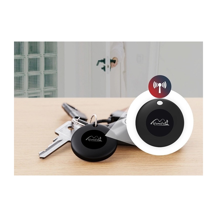 Aligator APD001 - Life Tag εντοπιστής, 1xCR2032, IP65, μαύρο