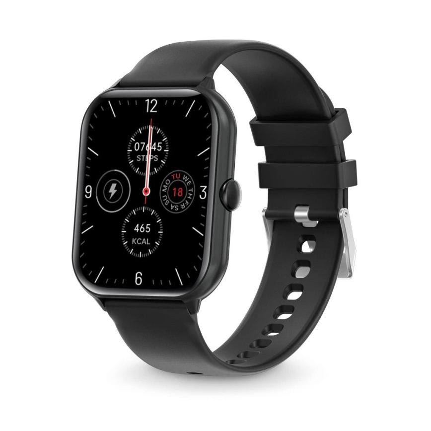 Aligator AW10BK - Έξυπνο ρολόι Watch GO 220 mAh IP67 μαύρο