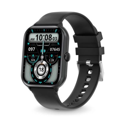 Aligator AW10BK - Έξυπνο ρολόι Watch GO 220 mAh IP67 μαύρο