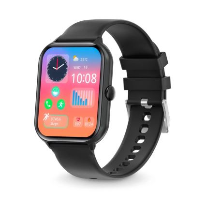 Aligator AW10BK - Έξυπνο ρολόι Watch GO 220 mAh IP67 μαύρο