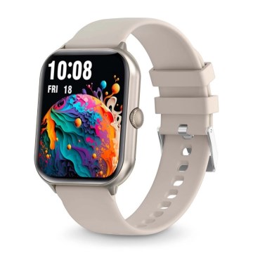 Aligator AW10SR - Έξυπνο ρολόι Watch GO 220 mAh IP67 κρεμ