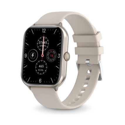 Aligator AW10SR - Έξυπνο ρολόι Watch GO 220 mAh IP67 κρεμ