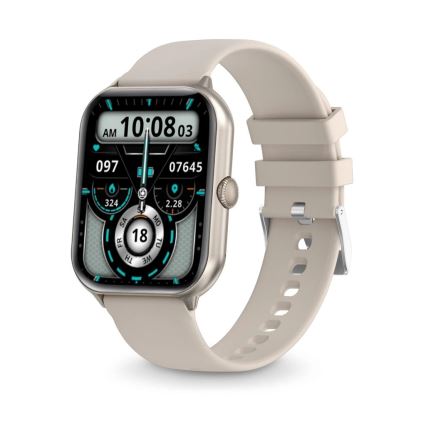 Aligator AW10SR - Έξυπνο ρολόι Watch GO 220 mAh IP67 κρεμ