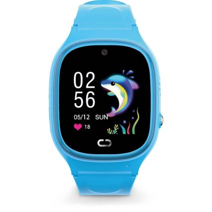 Aligator AW11BE - Έξυπνο ρολόι Watch Junior 2 450 mAh IP67 Wi-Fi μπλε