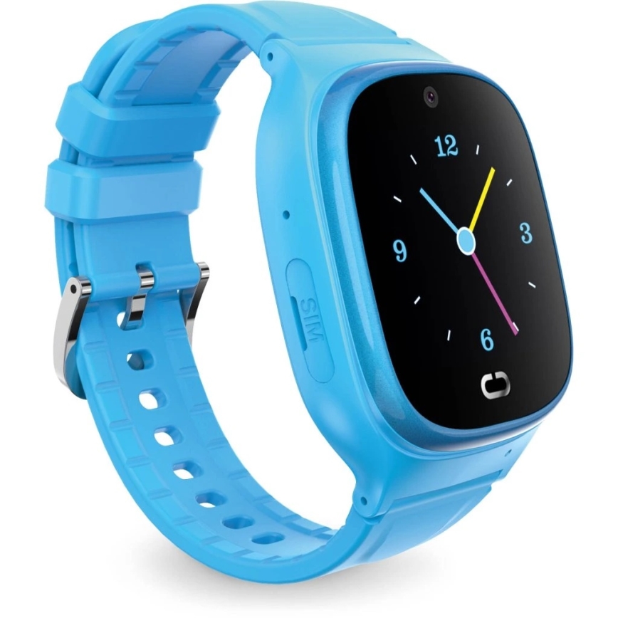 Aligator AW11BE - Έξυπνο ρολόι Watch Junior 2 450 mAh IP67 Wi-Fi μπλε