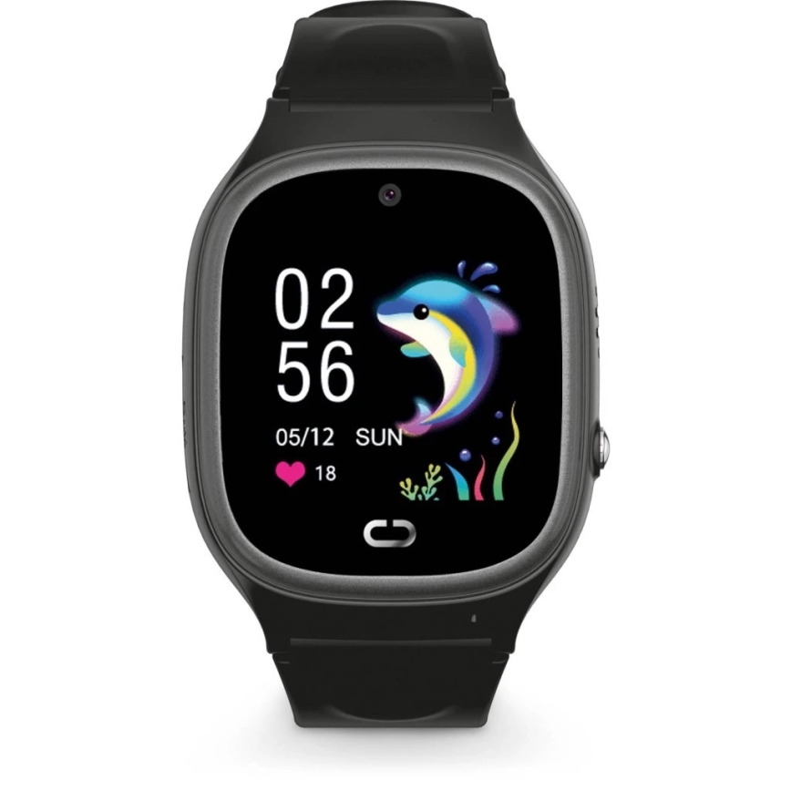Aligator AW11BK - Έξυπνο ρολόι Watch Junior 2 450 mAh IP67 Wi-Fi μαύρο
