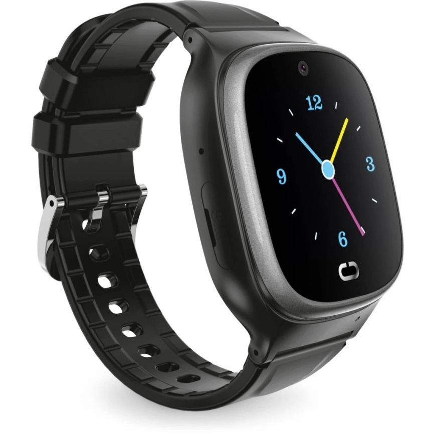 Aligator AW11BK - Έξυπνο ρολόι Watch Junior 2 450 mAh IP67 Wi-Fi μαύρο