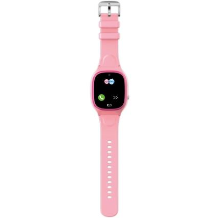 Aligator AW11PK - Έξυπνο ρολόι Watch Junior 2, 450 mAh, IP67, Wi‑Fi, ροζ