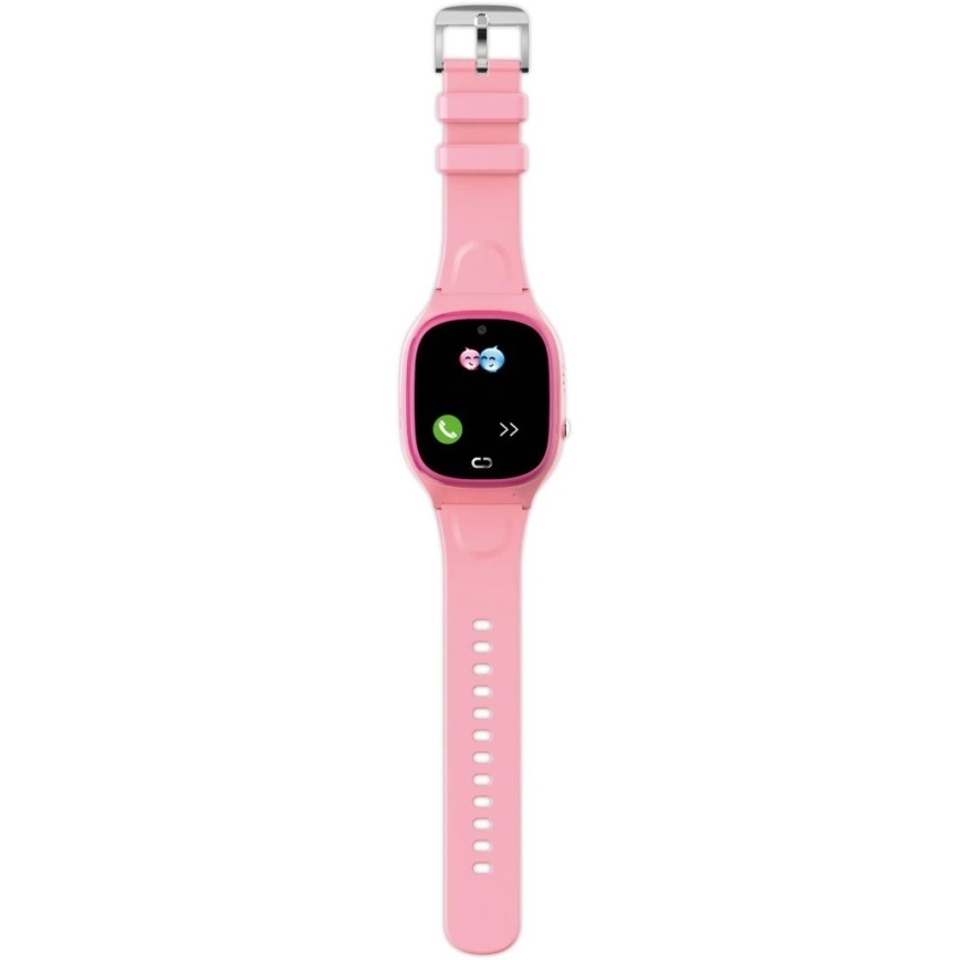 Aligator AW11PK - Έξυπνο ρολόι Watch Junior 2, 450 mAh, IP67, Wi‑Fi, ροζ