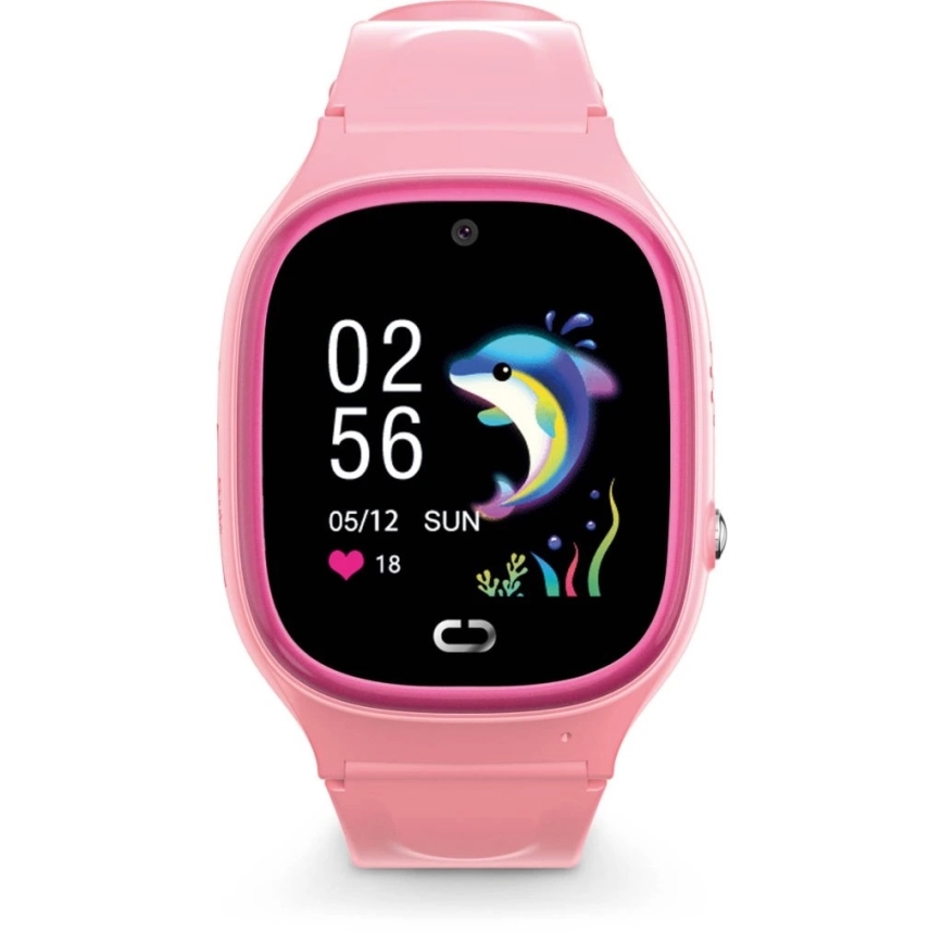 Aligator AW11PK - Έξυπνο ρολόι Watch Junior 2, 450 mAh, IP67, Wi‑Fi, ροζ