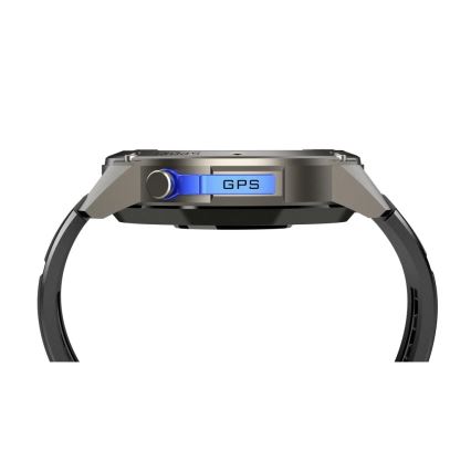 Aligator AW12BK - Έξυπνο ρολόι Watch GPS 500 mAh IP69K μαύρο