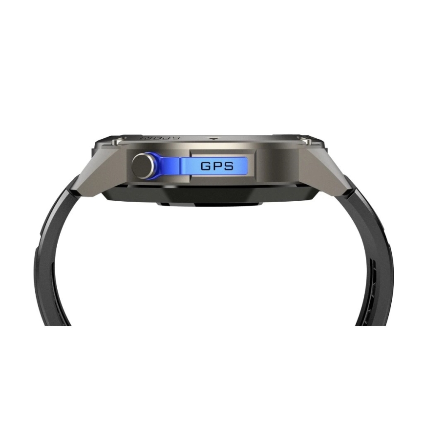 Aligator AW12BK - Έξυπνο ρολόι Watch GPS 500 mAh IP69K μαύρο