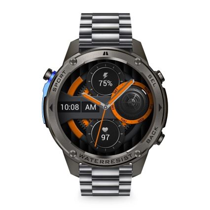 Aligator AW12BK - Έξυπνο ρολόι Watch GPS 500 mAh IP69K μαύρο