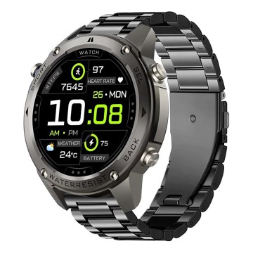 Aligator AW12BK - Έξυπνο ρολόι Watch GPS 500 mAh IP69K μαύρο