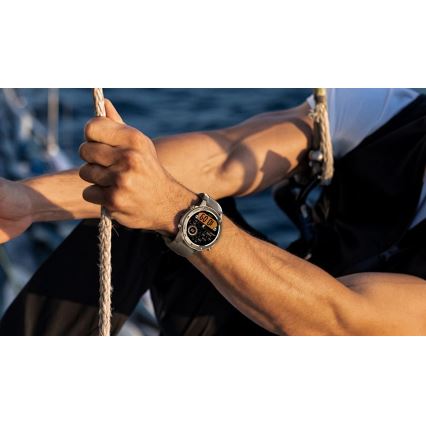 Aligator AW12SR - Έξυπνο ρολόι με GPS, μπαταρία 500 mAh, πιστοποίηση IP69K, ασημί