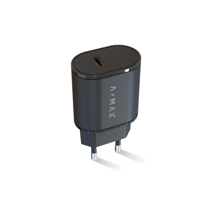 Aligator AX0002V - Γρήγορος φορτιστής A-MAX Power Delivery 20W USB-C, μαύρος