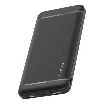 Aligator AX0003 - Powerbank A-MAX 10000 mAh 3,7 V μαύρο