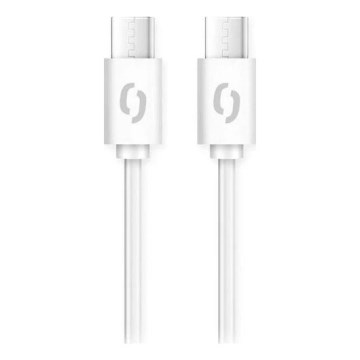 Aligator DATKP49 - USB καλώδιο USB-C / USB-C 65W Power Delivery 1,5m λευκό