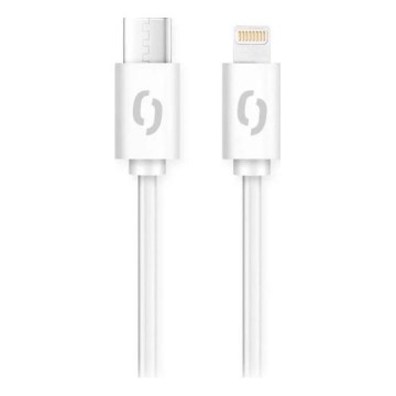 Aligator DATKP51 - USB καλώδιο USB-C / Lightning με Power Delivery 30W, 1,5 m, λευκό