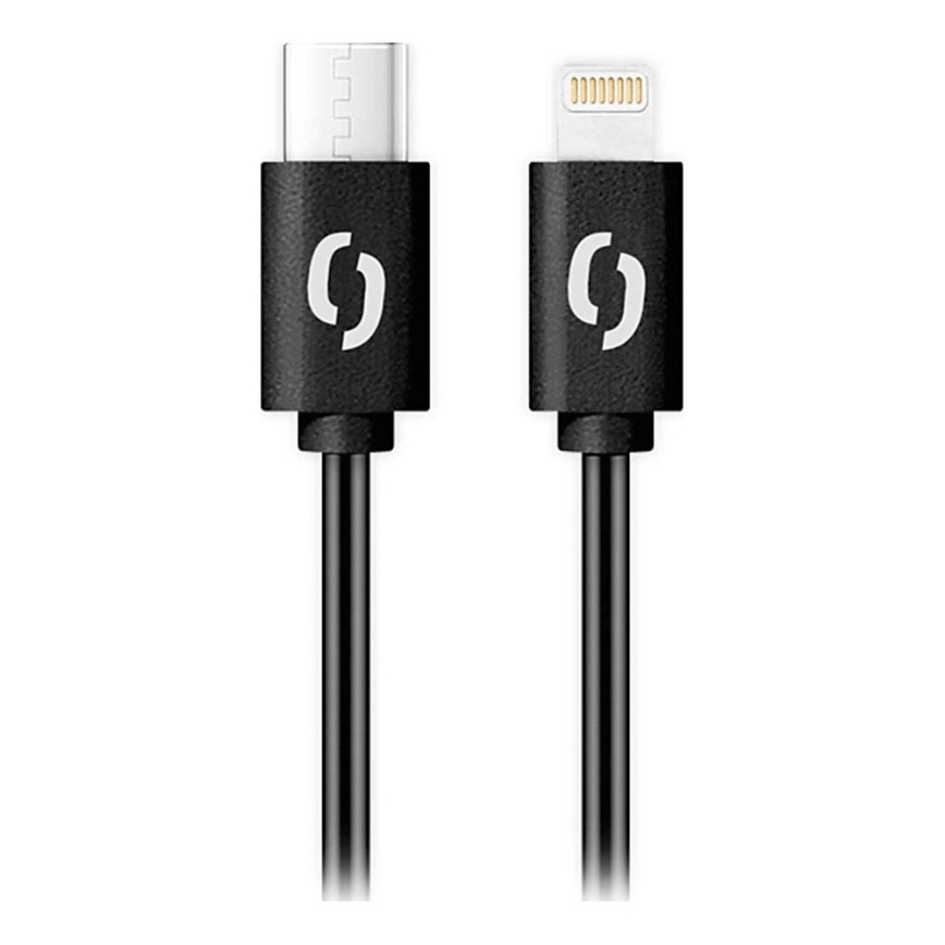 Aligator DATKP60 - USB καλώδιο USB-C / Lightning, 30W Power Delivery, 2,5 m, μαύρο