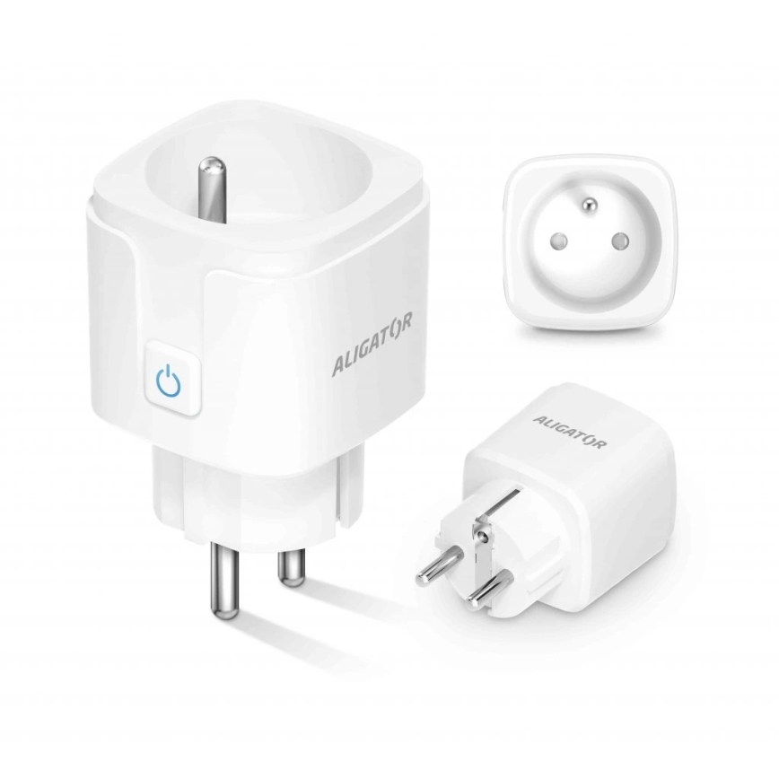 Aligator WAL001 - Έξυπνη πρίζα 3680W/230V/Τύπος E/16A Wi-Fi Tuya