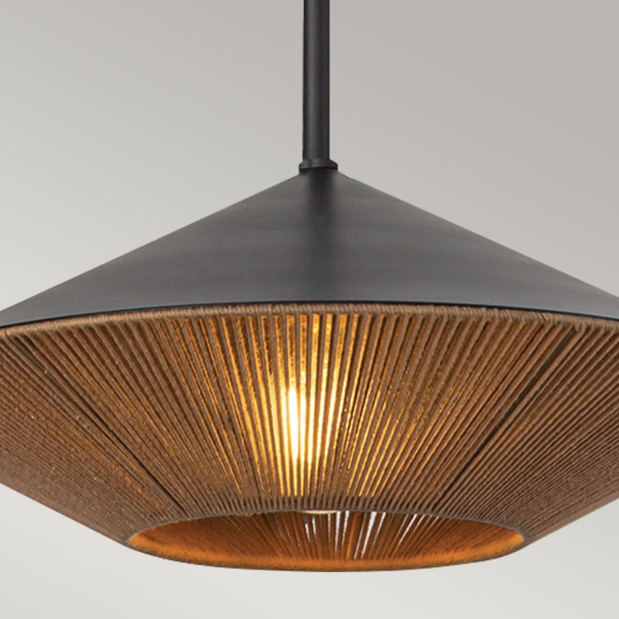 Alora Mood - Κρεμαστό φωτιστικό DAPHNE 1xE27/60W/230V διάμετρος 38,1 cm μαύρο