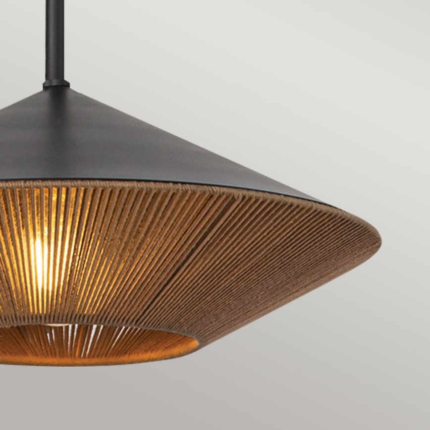 Alora Mood - Κρεμαστό φωτιστικό DAPHNE 1xE27/60W/230V διάμετρος 38,1 cm μαύρο