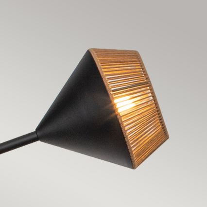 Alora Mood - Πολυέλαιος σε ράβδο DAPHNE 6xE14/40W/230V μαύρο/καφέ