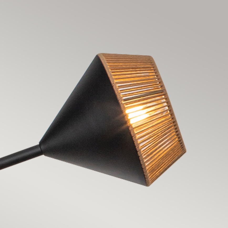 Alora Mood - Πολυέλαιος σε ράβδο DAPHNE 6xE14/40W/230V μαύρο/καφέ