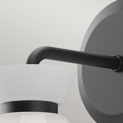 Alora Mood - Επιτοίχιο φωτιστικό HALSTON 1xE14/40W/230V μαύρο