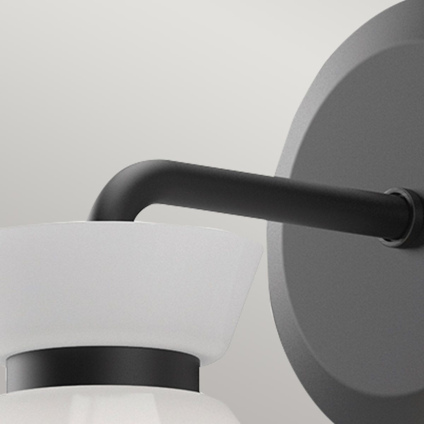 Alora Mood - Επιτοίχιο φωτιστικό HALSTON 1xE14/40W/230V μαύρο