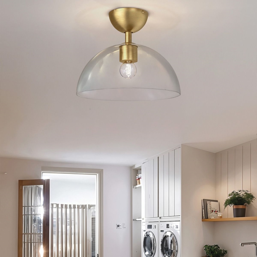 Alora Mood - Φωτιστικό οροφής JUDE 1xE27/60W/230V διάμετρος 30,5 cm ορείχαλκος
